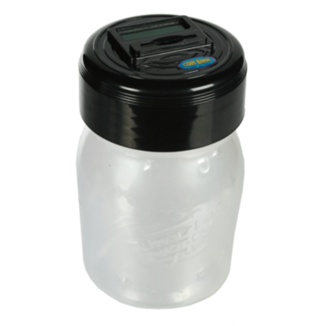 Out of the Blue Spaarpot - Met digitale muntenteller - 17x11x11cm