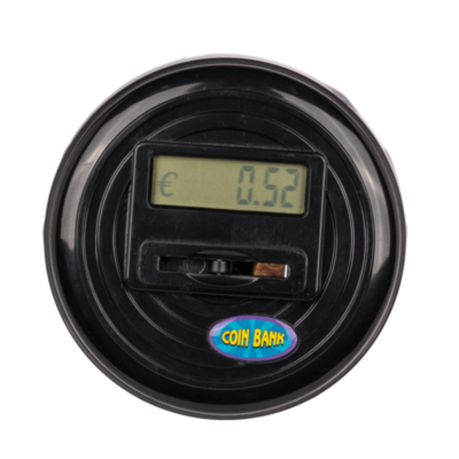 Out of the Blue Spaarpot - Met digitale muntenteller - 17x11x11cm