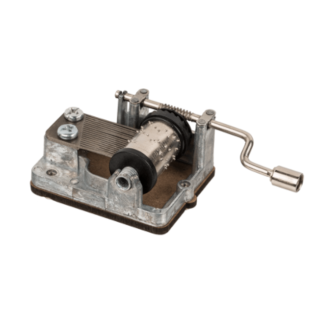 Out of the Blue Muziekdraaidoosje - Happy Birthday - 4x5cm