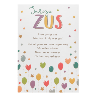 Artige Kaart - Intense - Jarige zus - TE036-F