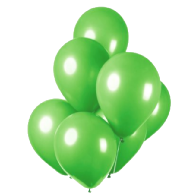 Fiesta Ballonnen - Limoen groen - Appelgroen - 30cm - 10st.