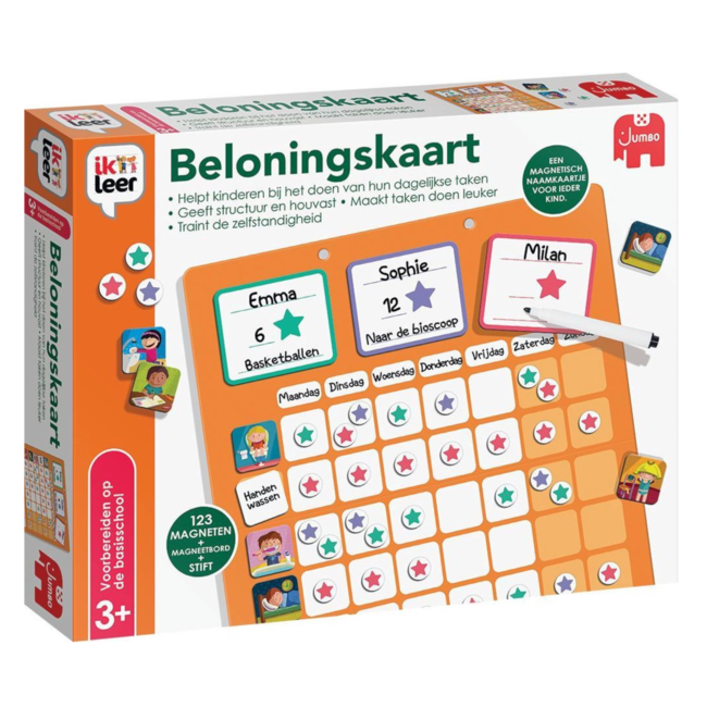 Jumbo Leerspel - Ik leer - Beloningskaart - 3+