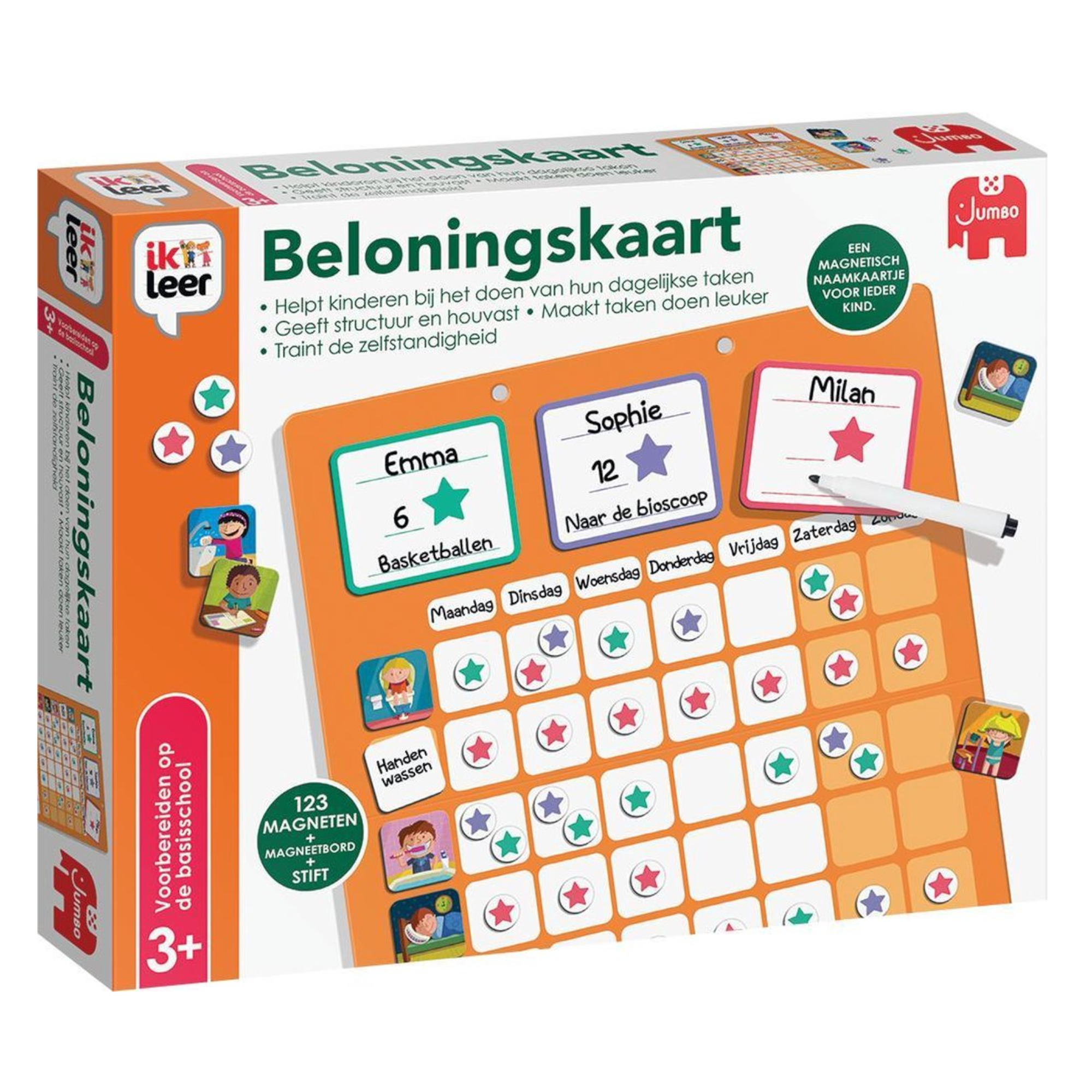 Leerspel - Ik leer - Beloningskaart - 3+