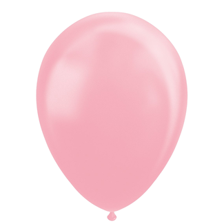 Fiesta Ballonnen - Lichtroze - Metallic - 30cm - 10st.