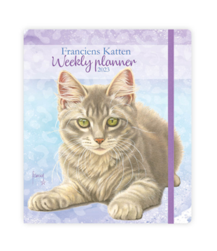 Agenda - 2023 - Weekly planner - Franciens katten - 16,5x20,3cm
