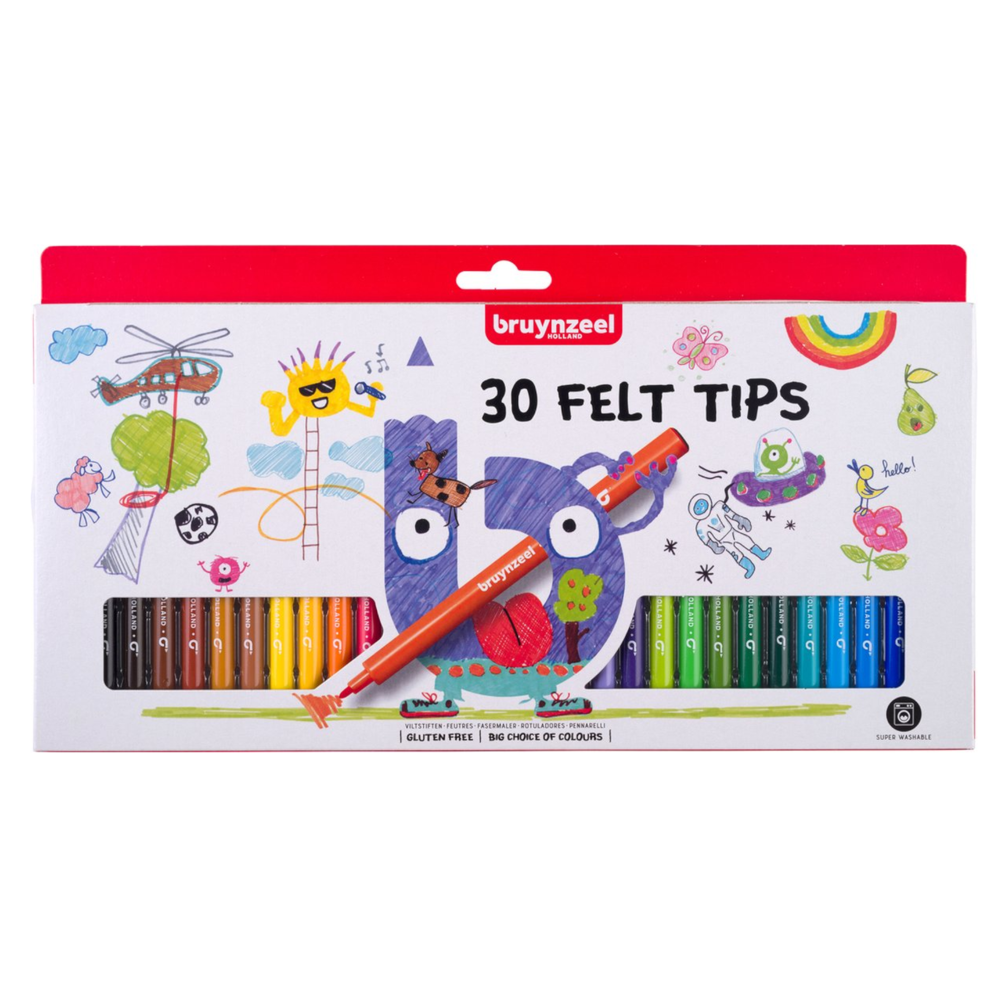 Viltstiften - Set - 30st. - Uitwasbaar