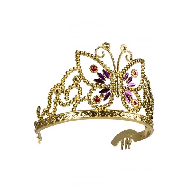 Boland Tiara - Prinses - Goud - 1st. - Willekeurig geleverd
