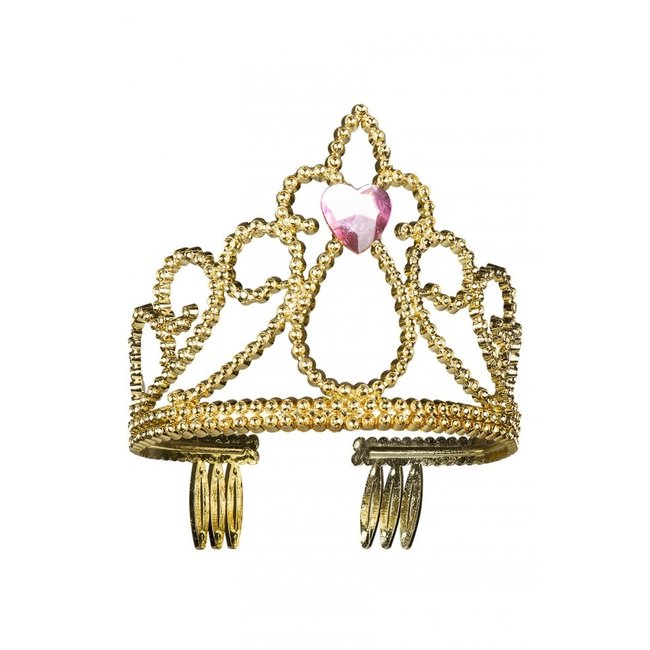 Boland Tiara - Prinses - Goud - 1st. - Willekeurig geleverd