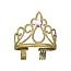 Boland Tiara - Prinses - Goud - 1st. - Willekeurig geleverd