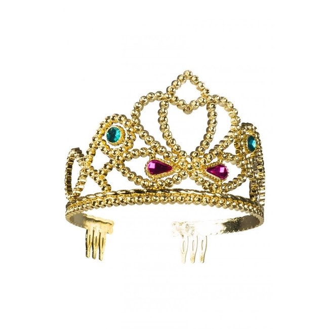 Boland Tiara - Prinses - Goud - 1st. - Willekeurig geleverd