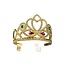 Boland Tiara - Prinses - Goud - 1st. - Willekeurig geleverd