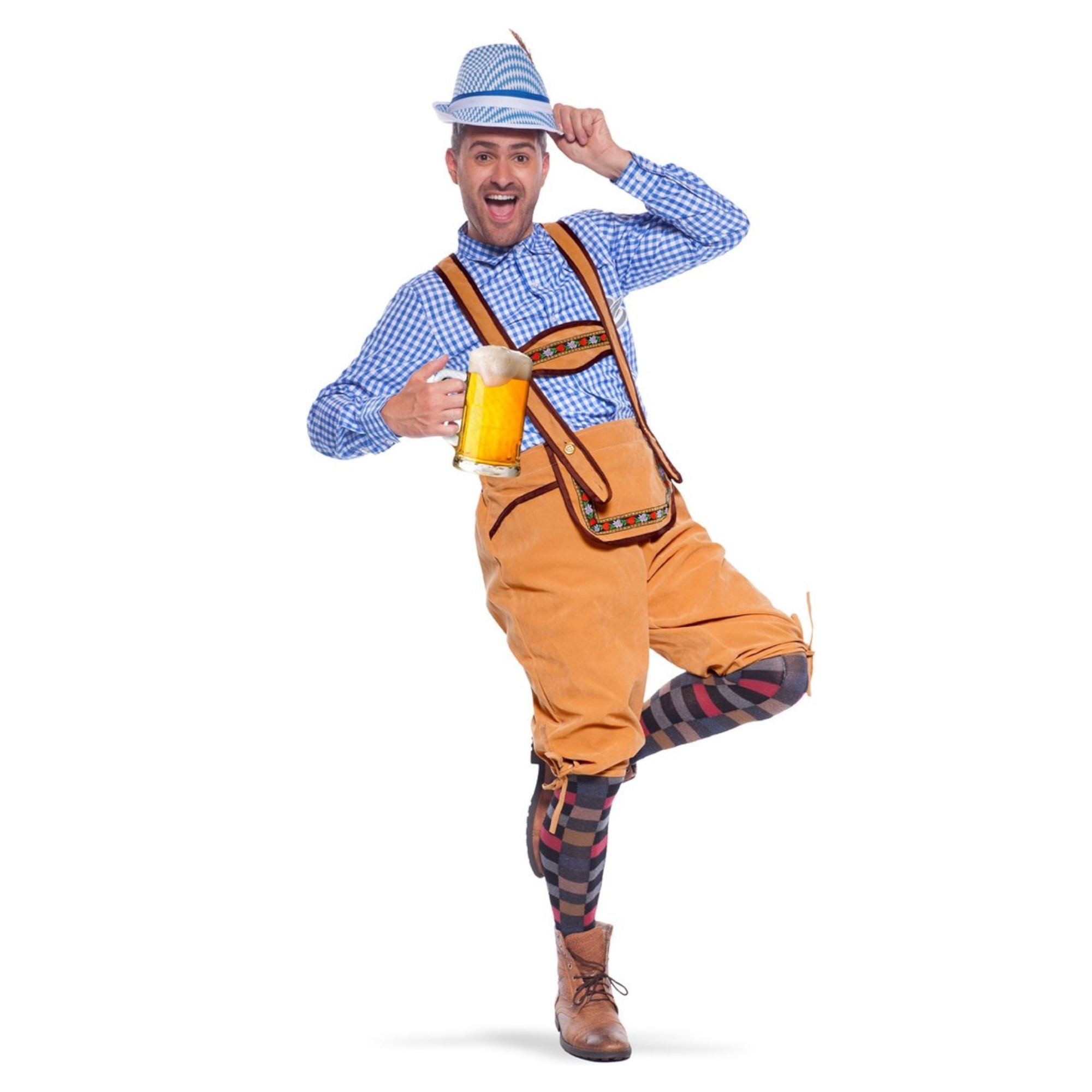Oktoberfest - Lederhose - Lichtbruin - M/L
