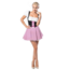 Partychimp Kostuum - Dirndl - Jurk - Eva - Roze - 3XL