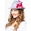 Partychimp Hoed - Oktoberfest - Tirol - Grijs roze - Deluxe - Dames