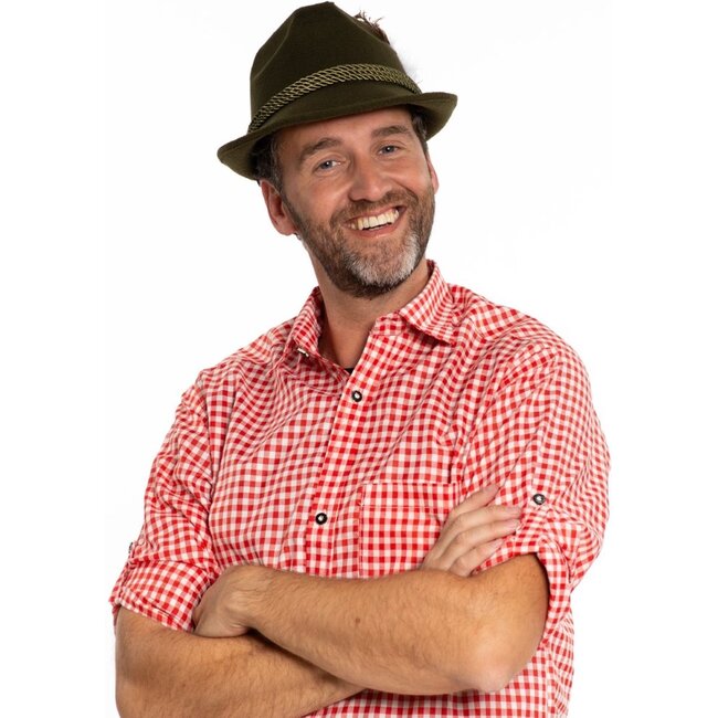 Partychimp Hoed - Oktoberfest - Tirol - Groen - Deluxe