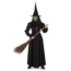 Partychimp Heks - Kostuum - Jurk - Wicked witch - 3dlg. - XL