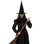 Partychimp Heks - Kostuum - Jurk - Wicked witch - 3dlg. - XL