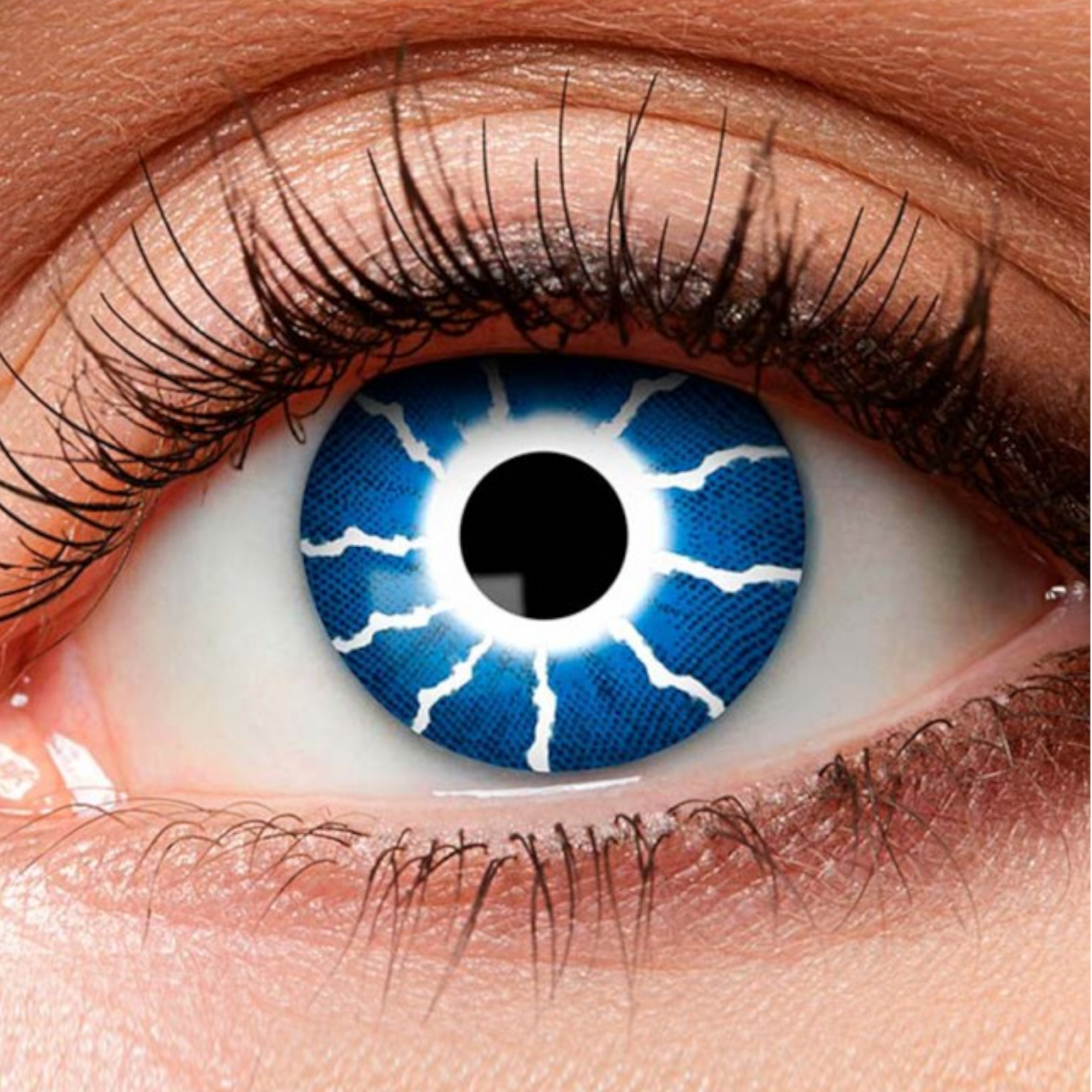 Lenzen - Blauw, wit - Bliksem - Weeklenzen