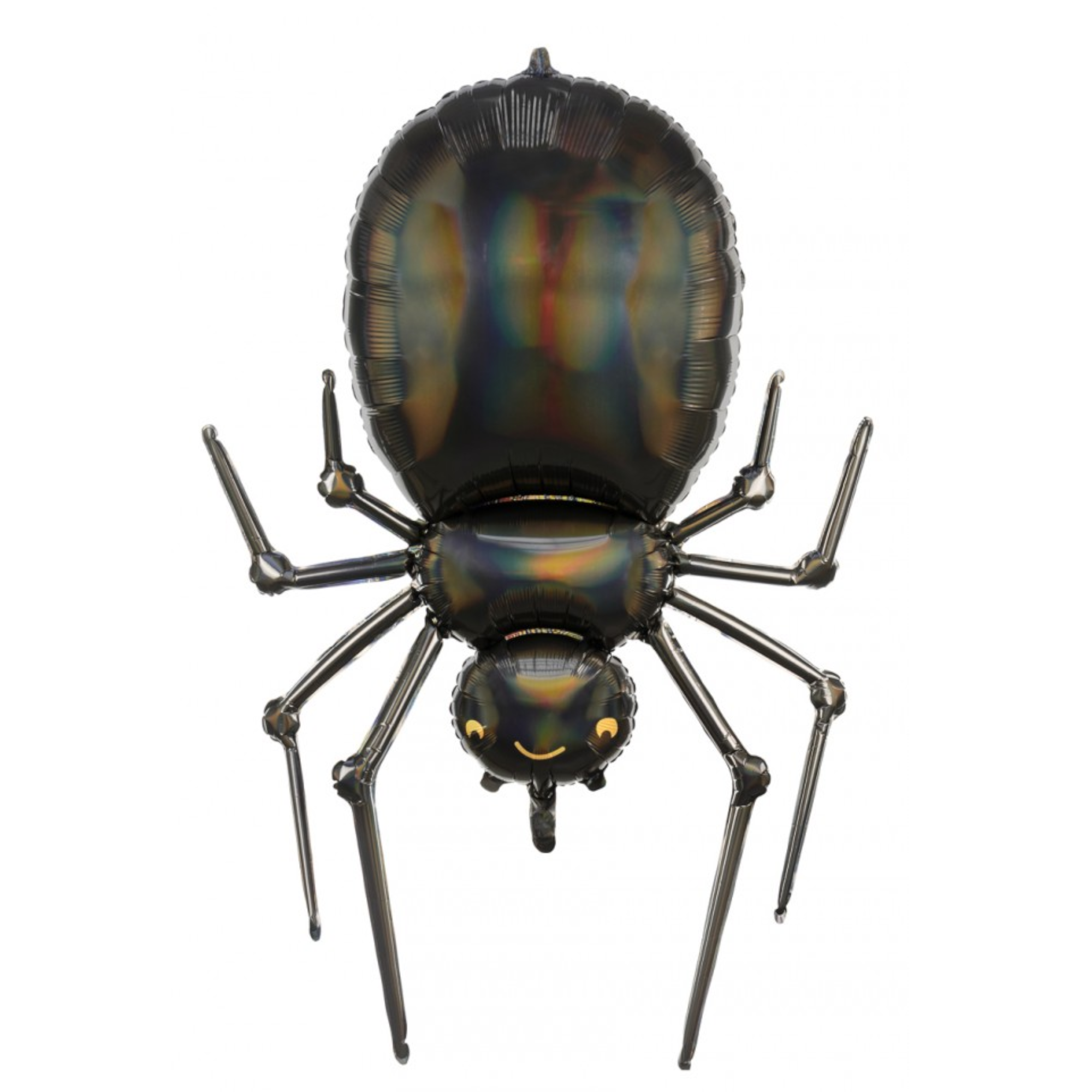 Folieballon - Spin - Zwart goud metallic - 60x101cm