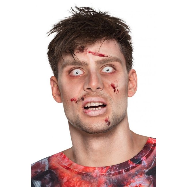 PartyXplosion Lenzen - Wit - Zombie - Weeklenzen