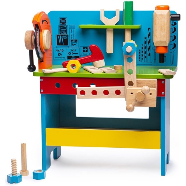 BigJigs Werkbank - Met gereedschap
