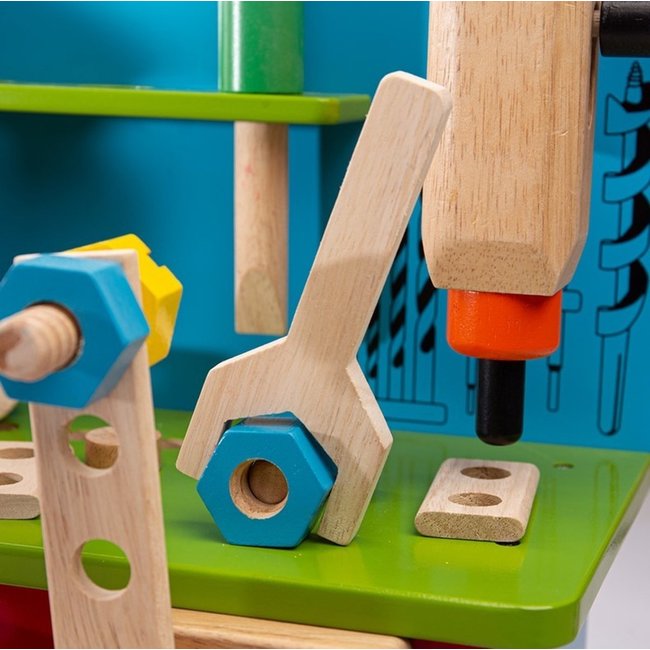 BigJigs Werkbank - Met gereedschap