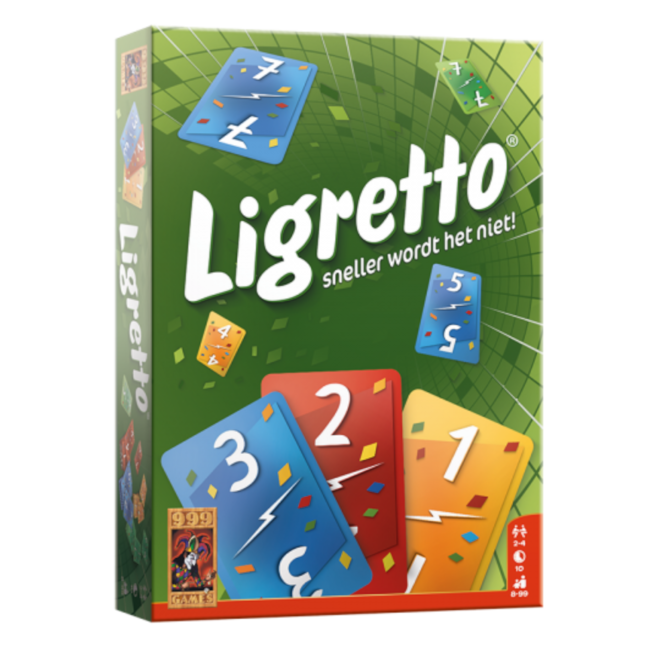 999 Games Spel - Ligretto - Groen - 8+