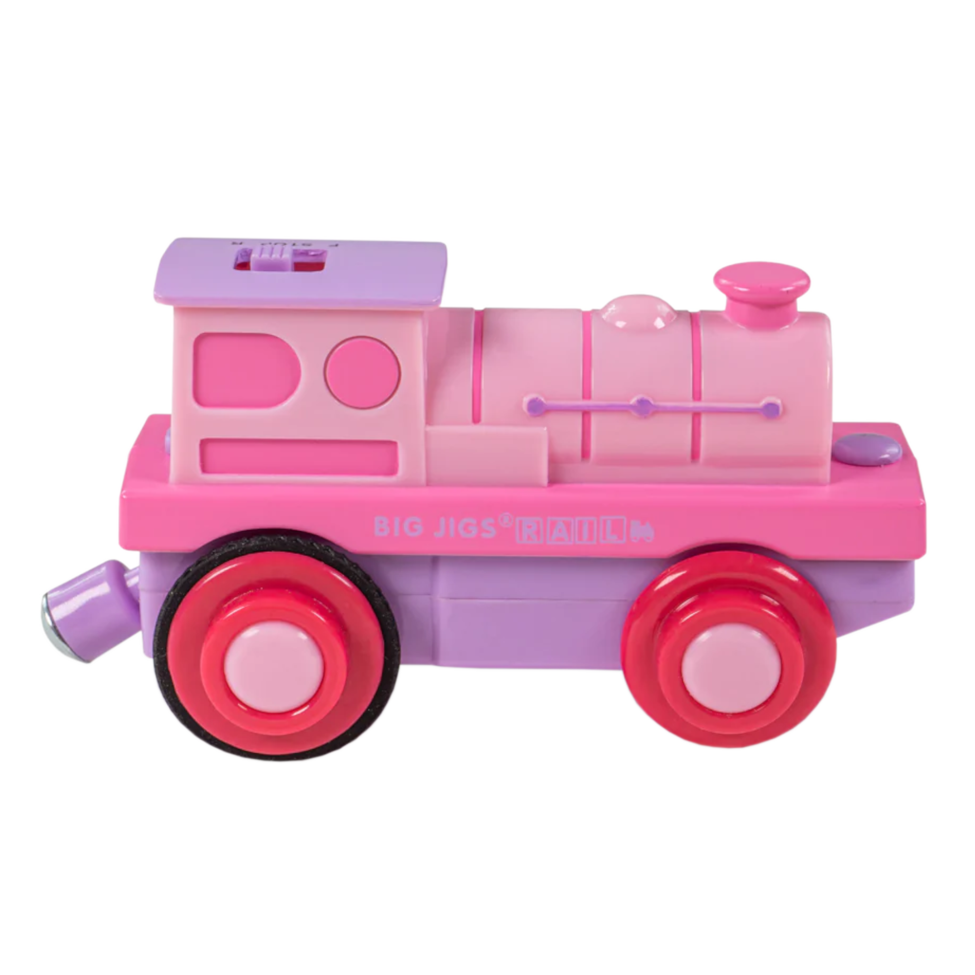 Trein - De krachtige roze locomotief - Elektrisch - Op batterijen