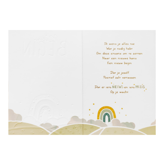 Artige Kaart - Artige - Intense - Nieuw begin - TE008-D