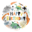 Folat Folieballon - Happy Birthday - Dino's - 45cm - Zonder vulling