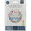 Folat Folieballon - Throw confetti, it's your Birthday - 45cm - Zonder vulling