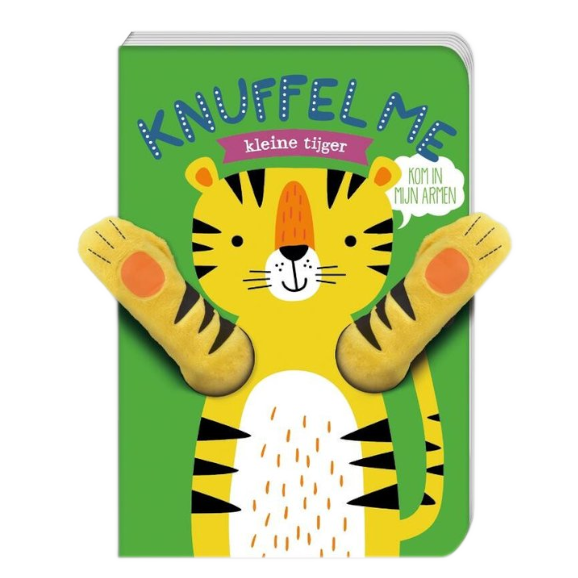 Boek - Knuffel me - Kleine tijger - Met vingerpopfunctie