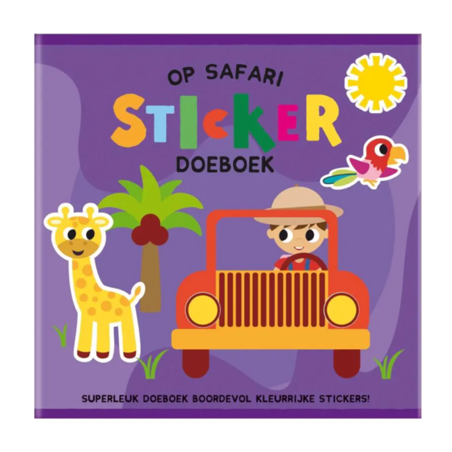 ImageBooks Boek - Doeboek - Op safari - Stickers plakken