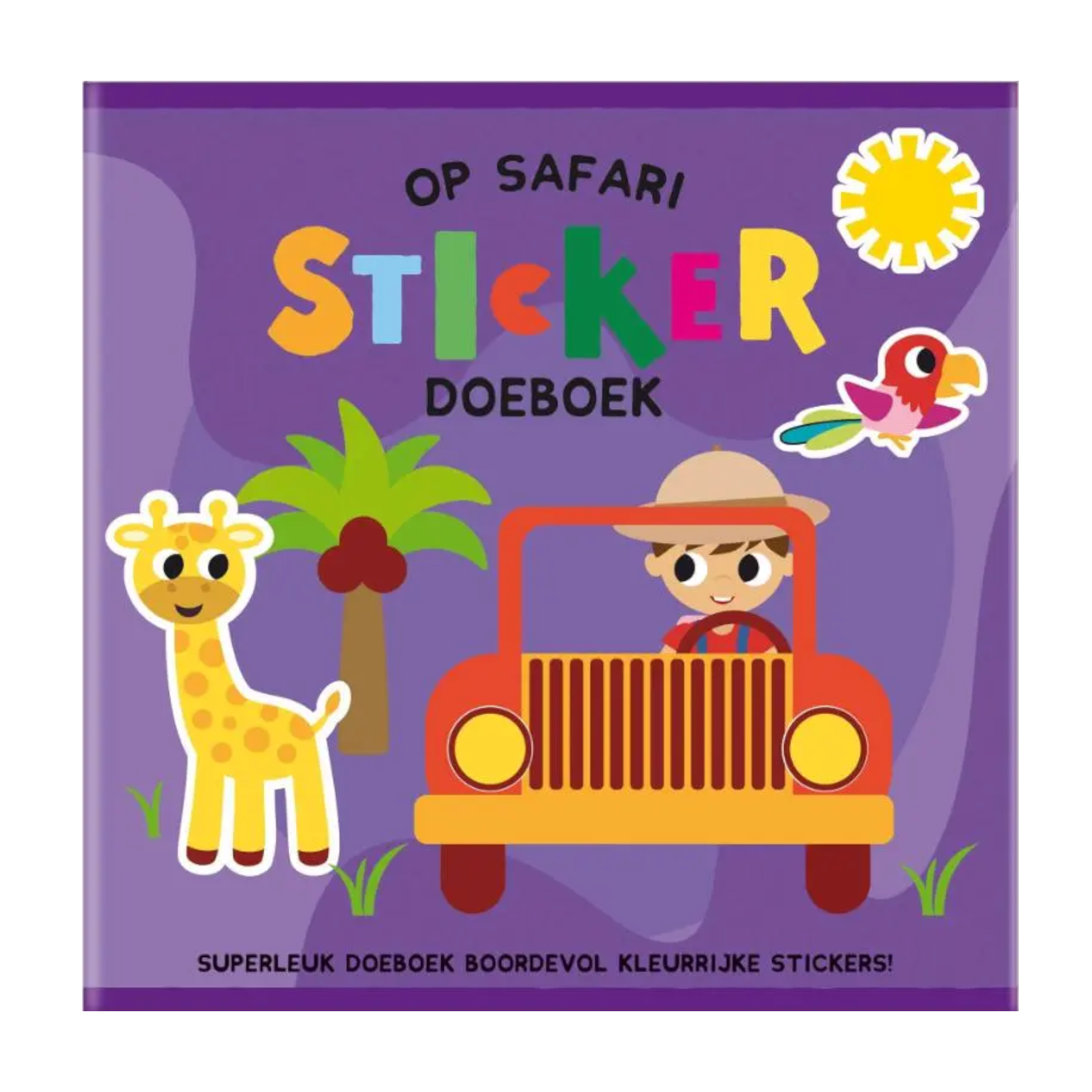 Boek - Doeboek - Op safari - Stickers plakken