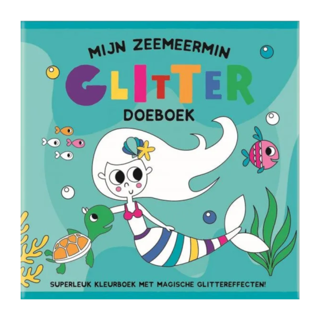 ImageBooks Boek - Doeboek - Glitter zeemeermin - Kleuren