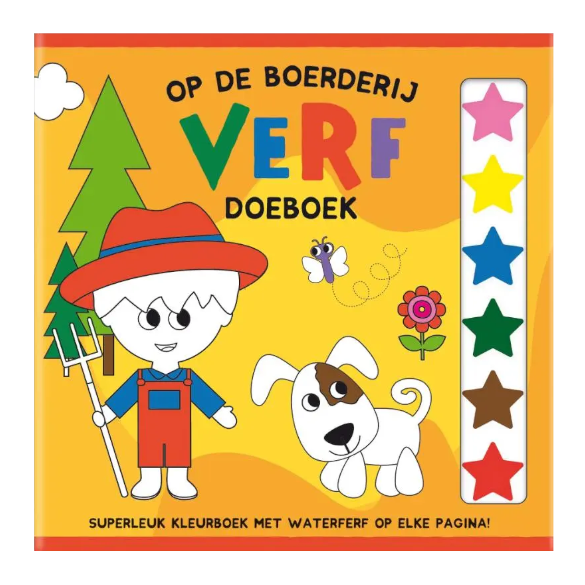 Boek - Doeboek - Op de boerderij - Verven