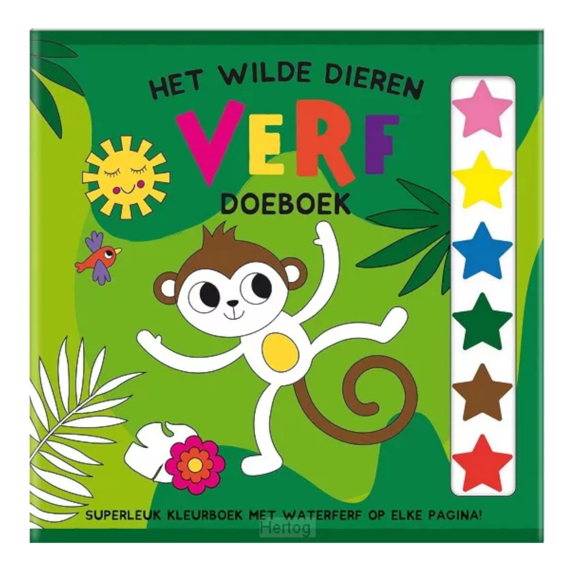 Boek - Doeboek - Wilde dieren - Verven