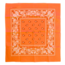 PartyXplosion Zakdoek -  Bandana - Oranje - Fluor / neon - 53x53cm
