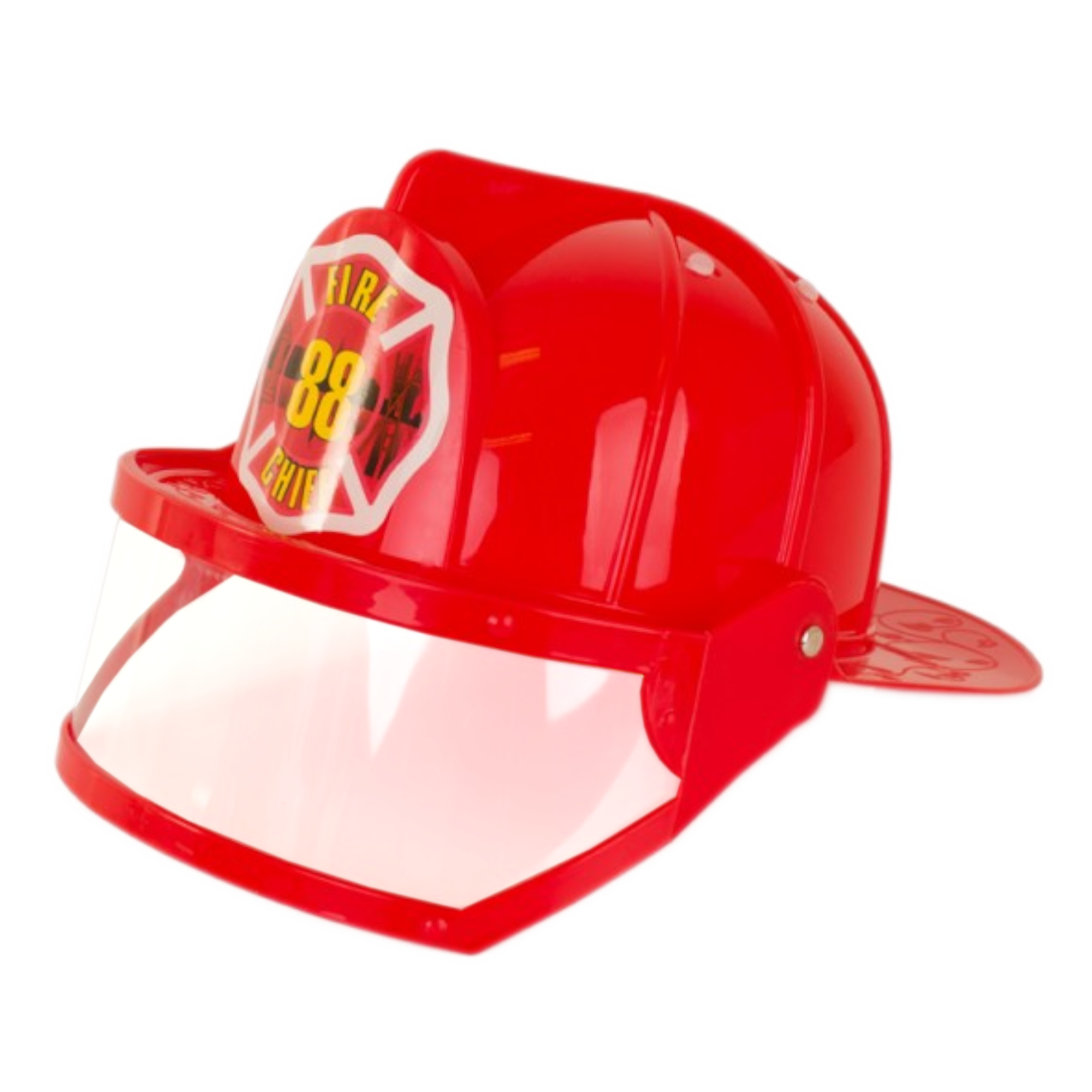 Helm - Brandweer- Rood - Verstelbaar - Voor kinderen
