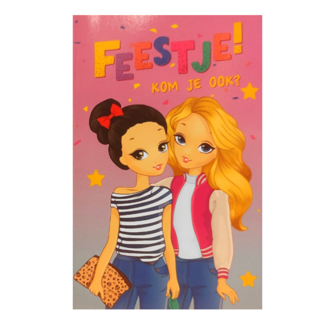 Interstat Uitnodigingskaarten - Best Friends - 6st.