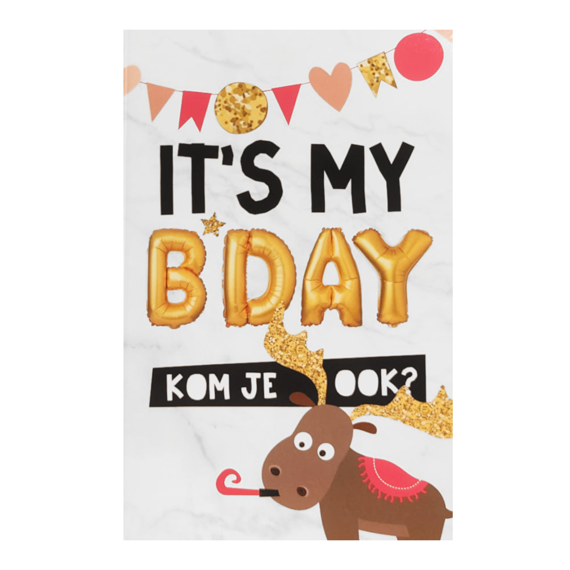 Uitnodigingskaarten - It's my bday - 6st.