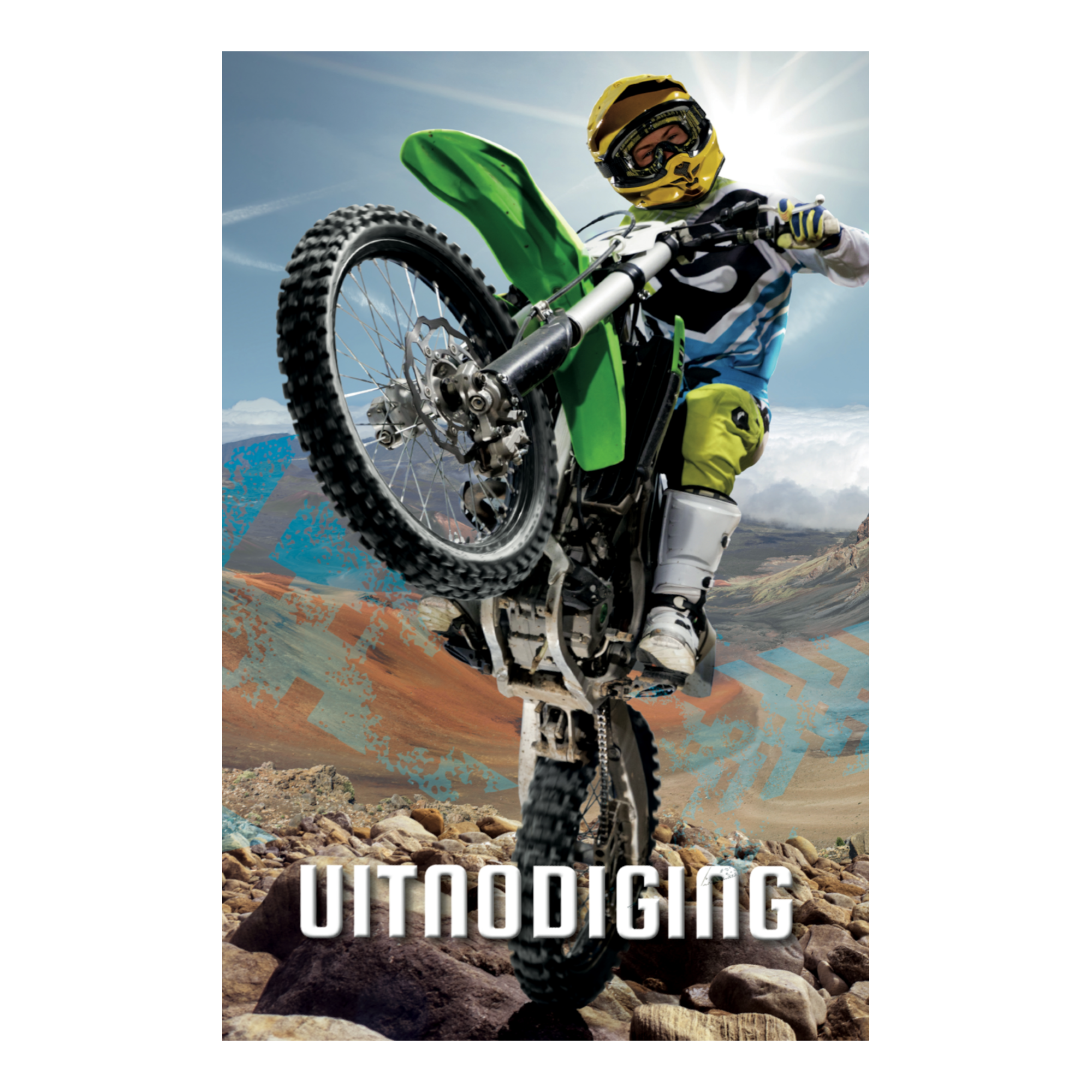 Uitnodigingskaarten - Motor - 6st.