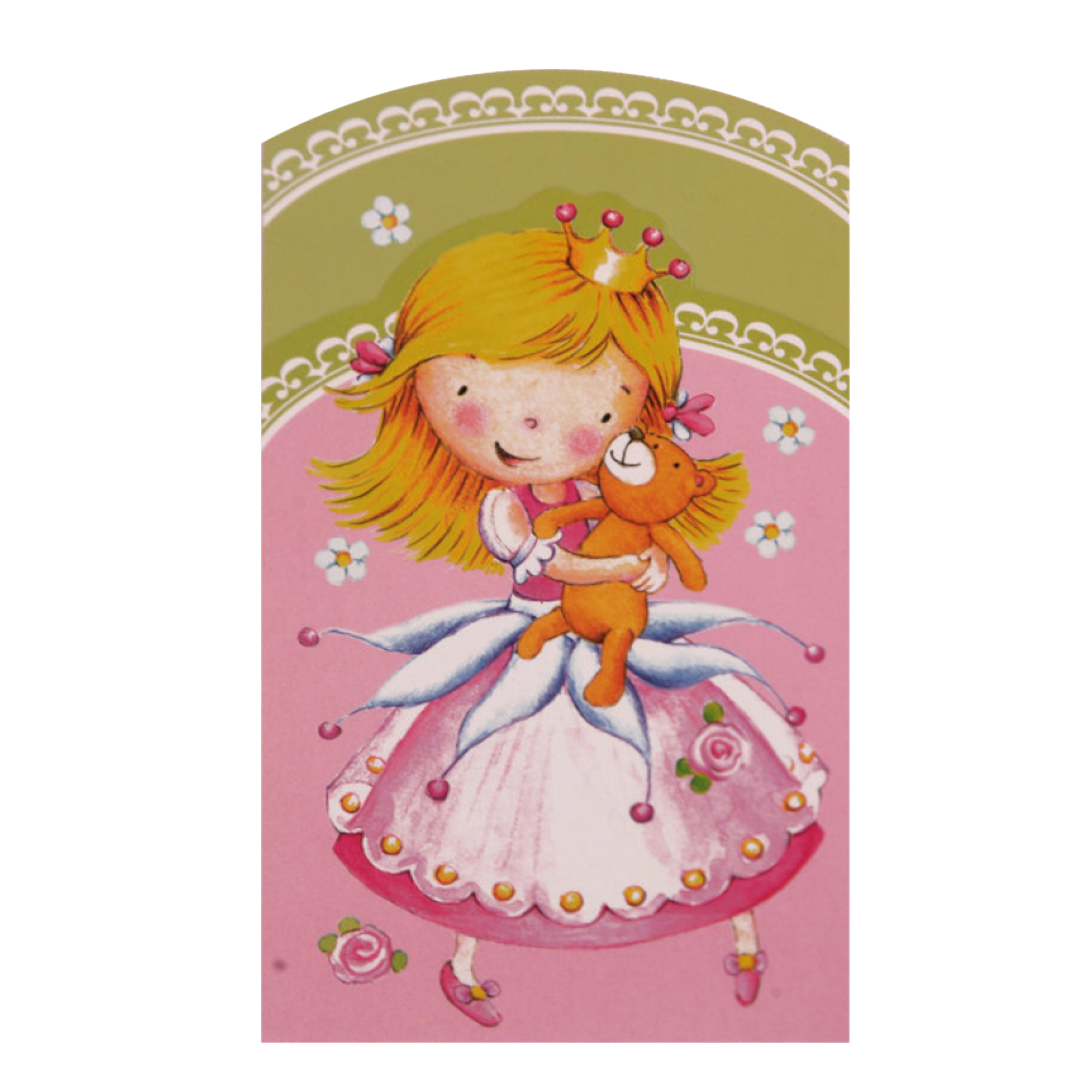 Uitnodigingskaarten - Sweet little princess - 6st.