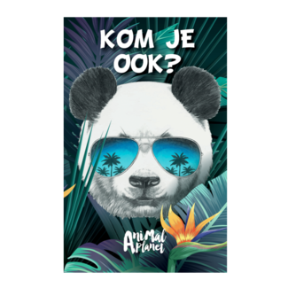 ImageGroup Uitnodigingskaarten - Panda - 6st.