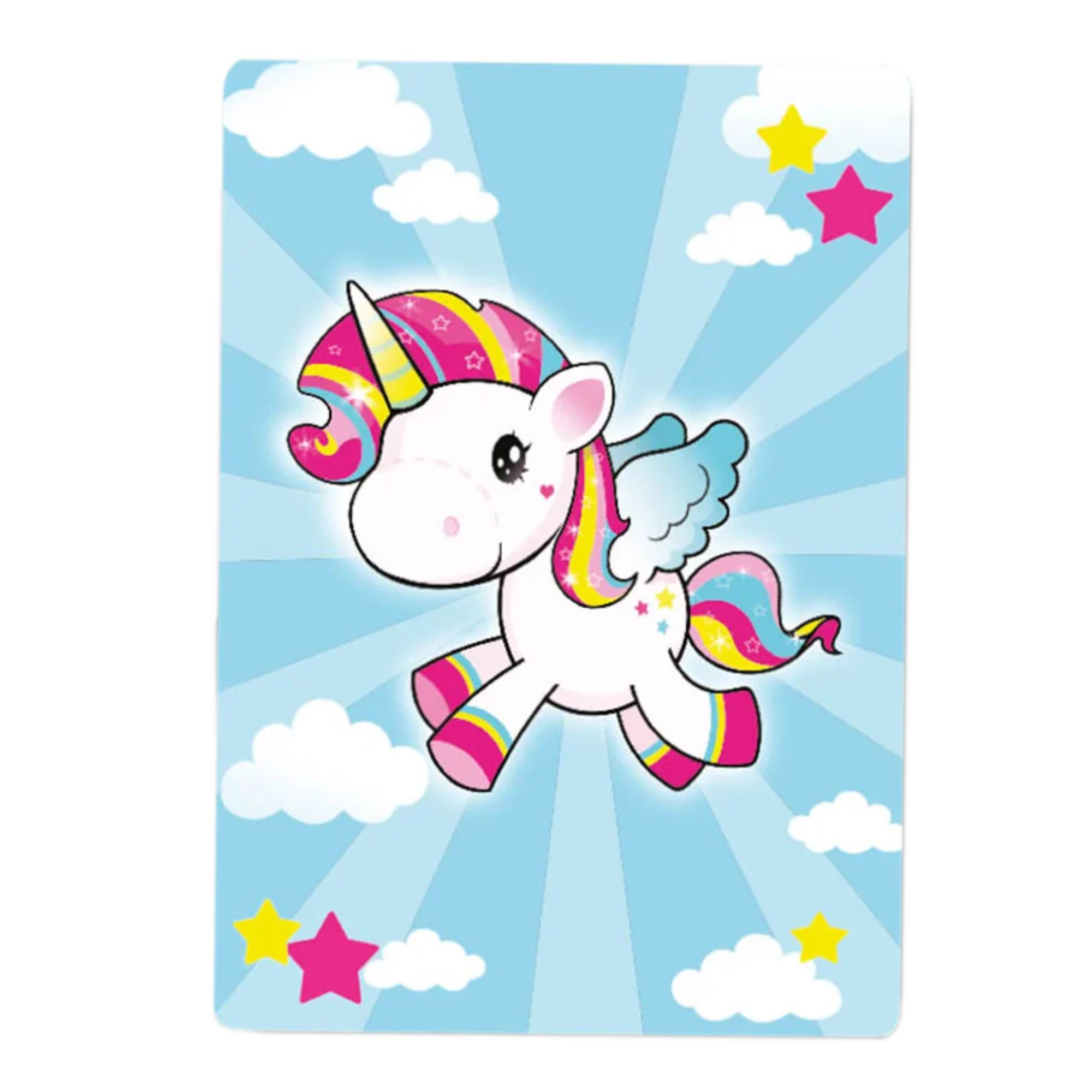 Uitnodigingskaarten - Baby eenhoorn - 6st.*