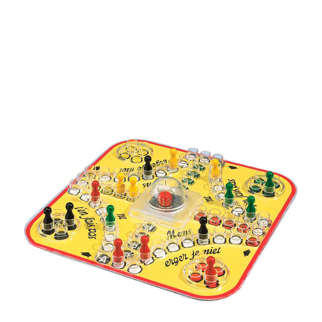 Jumbo Spel - Mens erger je niet - Met dobbelautomaat - Luxe