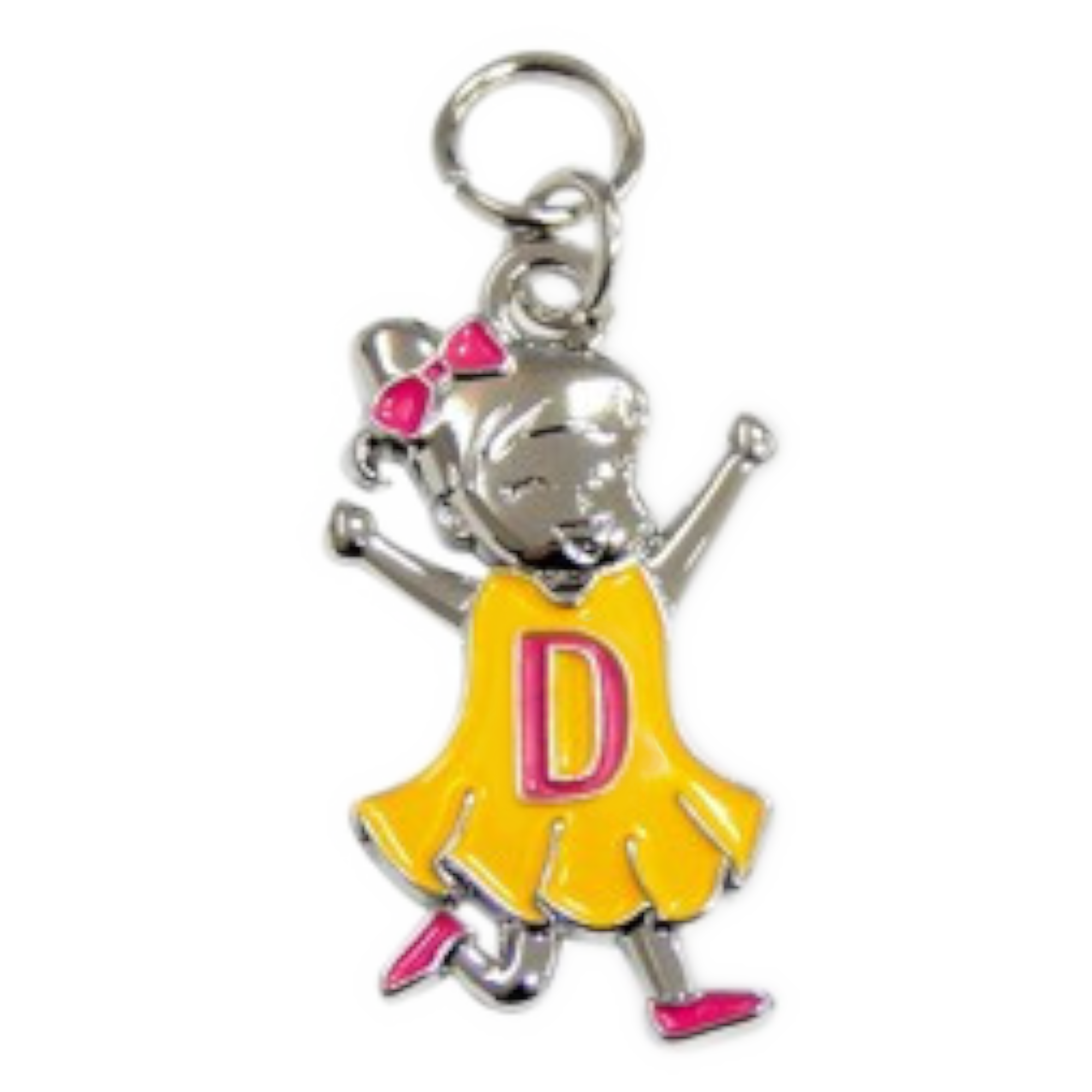 Bedeltje - D - Meisje - Charms for you