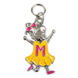 Charms for you Bedeltje - M - Meisje - Charms for you