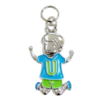 Charms for you Bedeltje - U - Jongen - Charms for you