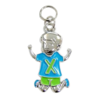 Charms for you Bedeltje - X - Jongen - Charms for you